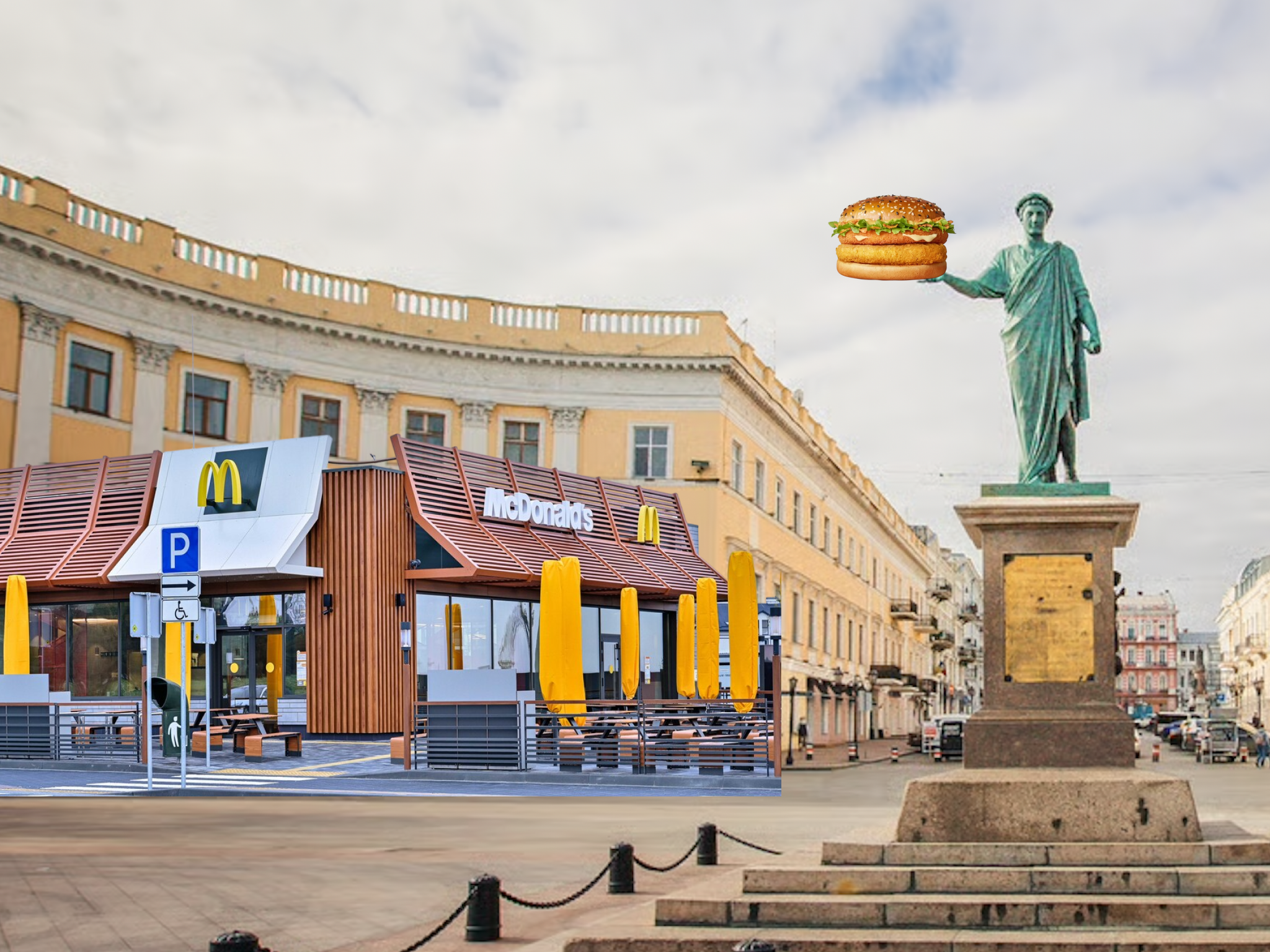 «Мак» за Дюком: чи збереже McDonald’s цілісність Приморського бульвару