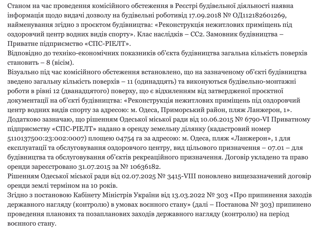 M1 Club Apartments на Ланжероні: міськрада Одеси визнала незаконність будівництва