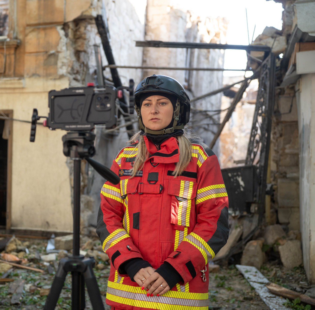 «Щоб зняти рятувальника у вогні, треба бути у вогні». Історія речниці ДСНС Одещини Марини Аверіної