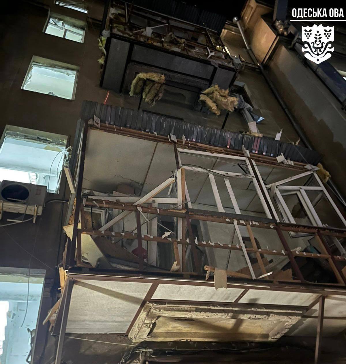 росія вночі атакувала Одесу дронами: шестеро людей постраждали