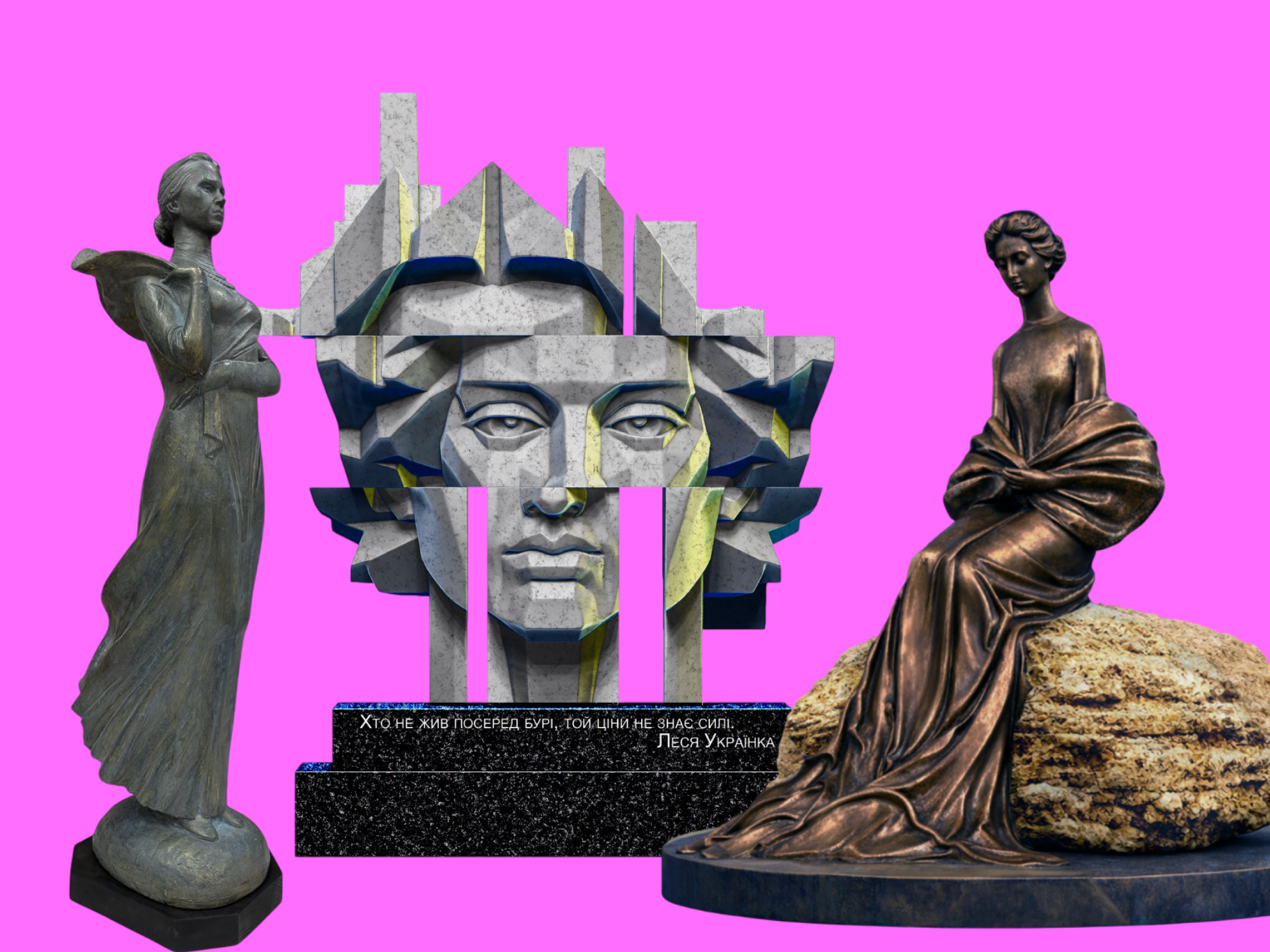 Кіпіш навколо пам’ятника Лесі Українці в Одесі: за що критикують проєкти