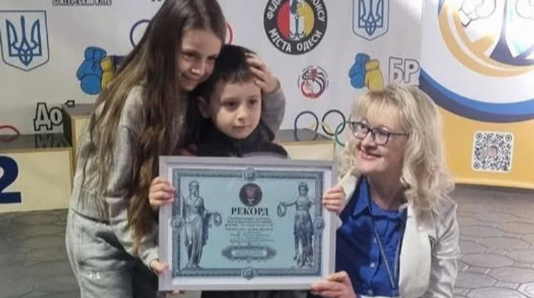 Чотирирічний одесит встановив рекорд України