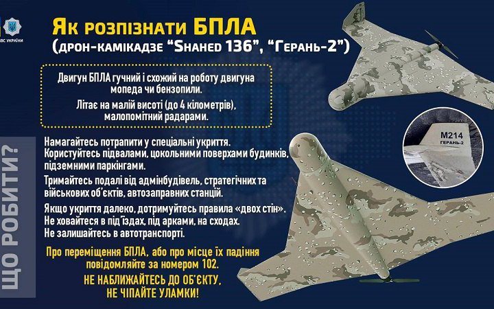Атаки дронів рф: що робити під час обстрілу та чи працює правило «двох стін»